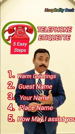 Telephone Etiquette | How receive a Telephone.#telephone #etiquettetraining#etiquette #youtubeshorts