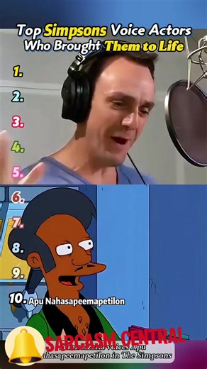 The voices behind Springfield… some of these will actually shock you 🤯 #simpsons #voiceactors #cartoonfacts #animation #sarcasmcentral