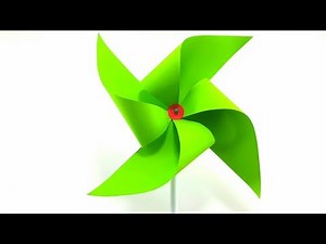 Crafts Paper - How to make a Paper Windmill / Pinwheel for Kids