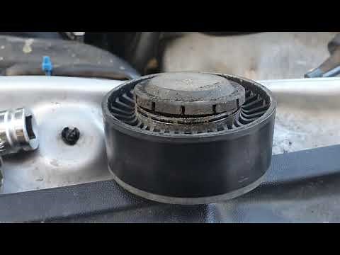 VW Amarok poly v-belt tensioner, idler and belt replacement