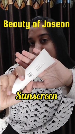 Beauty of Joseon Sunscreen Review | No White Cast SPF 50+ #sunscreen #koreanskin #beautyofjoseon