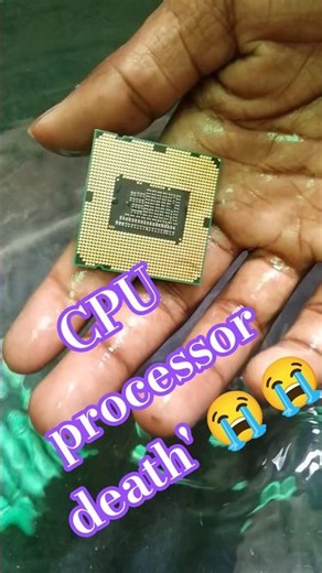 CPU processor 🖥️ death' 😭#processor