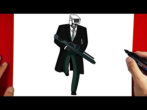 How to Draw CAMERAMAN running away | skibidi toilet 69 (part 1)