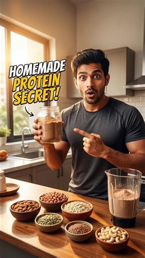 Homemade Protein Powder 💪 | Easy recipe at home 🏠