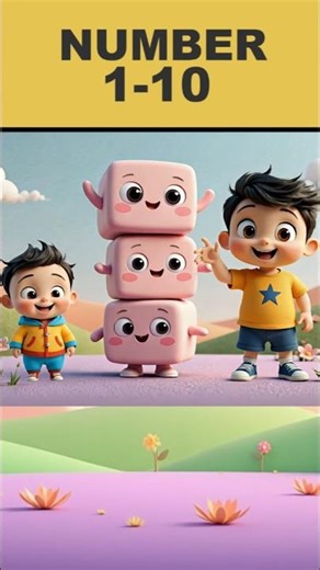 1, 2, 3! Count the Cubes with Me! 🎲✨ | Kabir's World | #Shorts