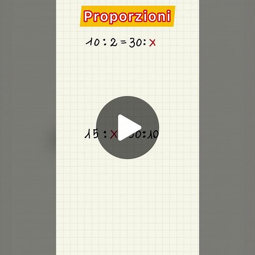 Proporzioni. Proprietà fondamentale delle proporzioni. #proporzioni #proportions #lezionidimatematica #ripassomatematicaperlaverifica #compitiscuola #matematicabasica #matematicatiktok #proporciones