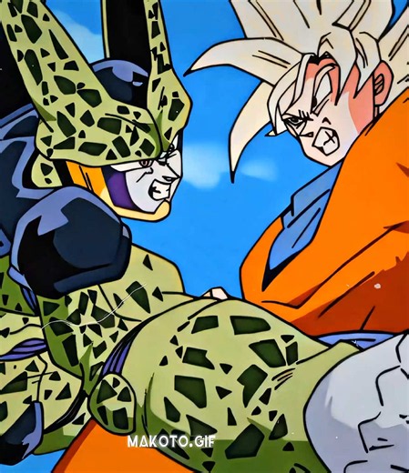 Goku vs Cell 🔥 #dragonball #songoku #cell #supersaiyan #animeedit | Goku - Dragon Ball Z