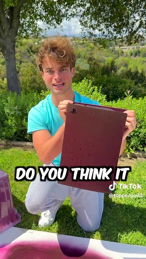 Smoke Experiment Turns PS5 Purple! Watch the Amazing Transformation