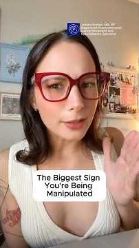 The Biggest Sign You’re Being Manipulated. #manipulation #toxicrelationships #relationship