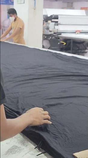 🧵 Fabric Lay Spreading in Garment Factory – Fast & Precise! #Shorts