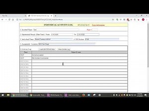 0.8 How to create, save, and resume Form ICS-214A entries
