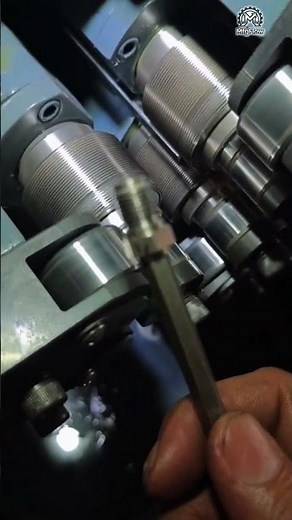 3 Axis High Precision Thread Rolling Machine Automated Metal Part Production