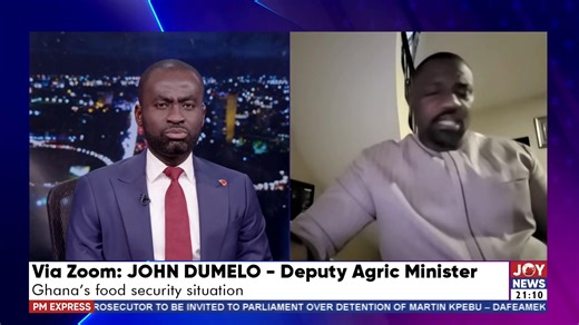 Ghana’s food security situation: Awardees are expected to receive their cash prizes and other benefits tomorrow - John Dumelo, Deputy Agriculture Minister. #JoyNews #PMExpress #FoodSecurity #Agriculture #Ghana #JohnDumelo #Food | JoyNews