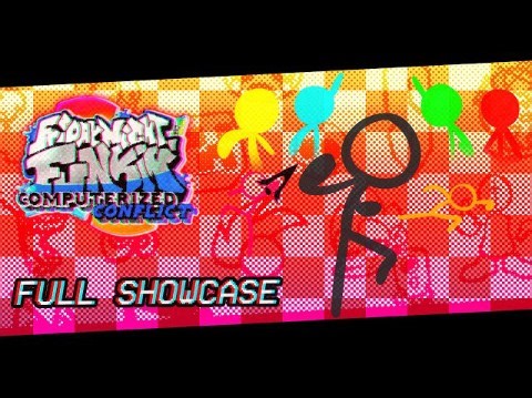 FNF Computerized Conflict [Animation Vs. FNF] - FULL GAMEPLAY SHOWCASE (v1.5）