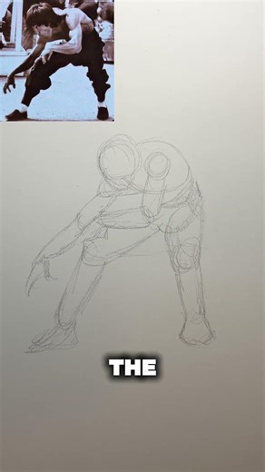 Basic shapes first, muscles and details later✏️ #drawing #artist #artwork #draw #art