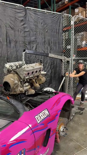 Engine removal marks start of sports car overhaul