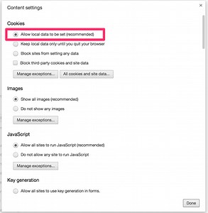 Enable Key Generation In Chrome 2017