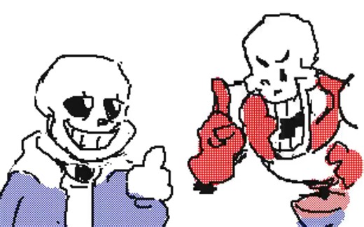 【传说之下/动画】Sans flips off