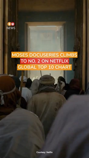 12 reactions | "Netflix's 'Testament: The Story of Moses' rises to No. 2 on the global charts, captivating audiences worldwide with its portrayal of the iconic biblical figure. Directed by Benjamin Ross, the series explores Moses' journey, drawing perspectives from multiple faiths and delving into his struggles. #Netflix #Moses #storytelling #trendingnews #SWNews | Shalom World News | Facebook