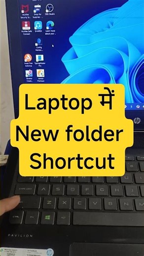 Create Folder Faster #folder #keyboard #shortcutkeys #tipsntricks #shorts #tricks