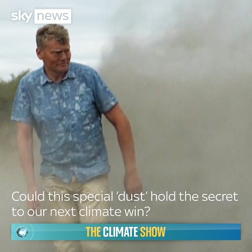 24K views · 282 reactions | Rock dust could be a climate game-changer  - Tom Heap explains why on the #ClimateShow. Watch the show in full...  On YouTube now: https://trib.al/dR3xhc8 ⏰ At 3:30pm  Sky 501, Virgin 602, Freeview 233 | Sky News | Facebook