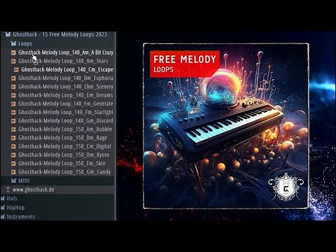 NEW Melody Loops || Free sample pack || Loops BY GHOSTHACK