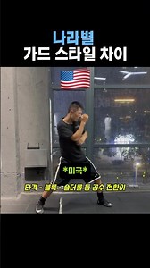 나라별 가드 스타일 차이 #복싱