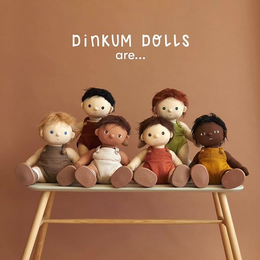 These vintage inspired dolls will be your little one’s new best friend. Dress them, cuddle them, style their hair - the Dinkum Dolls were made to be loved and cared for. Plus, a portion of each Dinkum Doll sale will go towards Save the Children. | Olli Ella