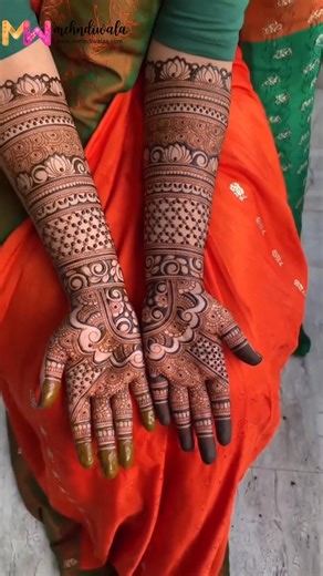 mehndi design lotus pattern #henna #mehndi #hennamagic