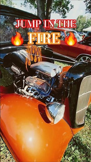 🔥Scorching HOT Custom 1935 Ford Truck with Flames | NSRA Street Rod Nationals 2025 #hotrod #carshow