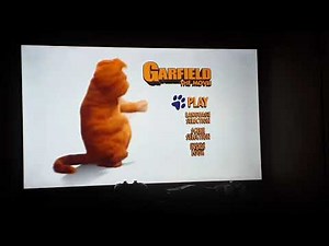 Garfield The Movie DVD menu 2004