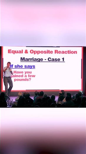 The laws of physics don't apply to the laws of marriage. | Don McMillan Comedy