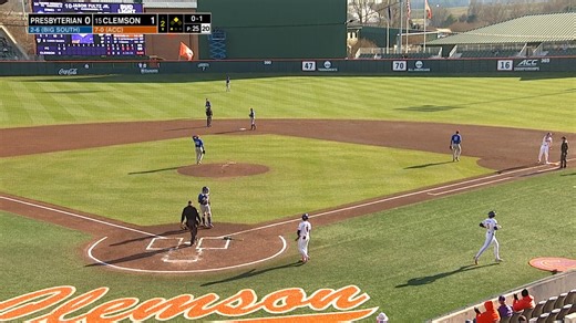 #Clemson picks up its eighth win in eight tries with a 6-2 win over Presbyterian. 🎥 Presbyterian vs. #Clemson Highlights ➡️ 2/24/26 | Clemson Baseball