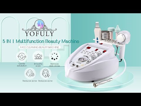 Yofuly 5 in 1 Diamond Microdermabrasion Machine Facial Kit