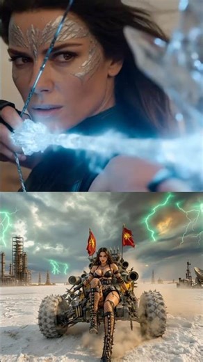 Epic Ice Archer vs. Shadow Army! ❄️🏹 #FantasyAction #Cinematic