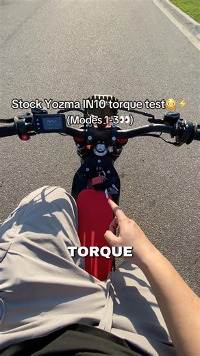 Yozma IN10 torque test👀 Road to 30k subs⚡️ #surron #ebike #yozma #trending