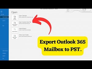 Backup or Export Your Outlook 365 with PST (Never Lose an Email Again!)