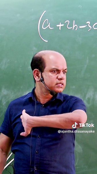 Ajantha Dissanayake F ➡ A: Set for Combined Maths