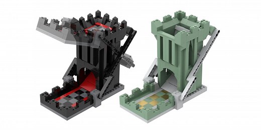 LEGO MOC-116767 Self-Loading Dice Tower v2 (Castle > Fright Knights 2022)