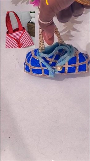 minipurse #MiniatureCraft #trending #diy #DIYMiniPurse #SatisfyingSewing #MicroBag #BeadedHandle