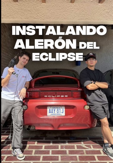 Cómo instalar alerón en Mitsubishi Eclipse 2G fácilmente