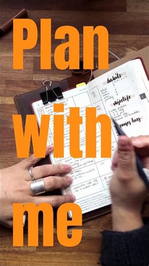 Plan with me in my new Hobonichi 🖋📖 #hobonichi #planwithme