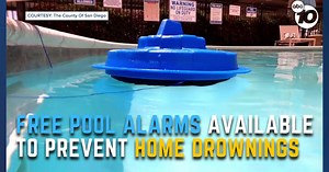 San Diego County giving away hundreds of pool alarms to prevent drowning of young children, pets
