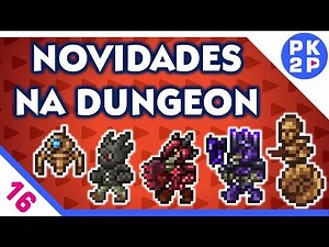 Terraria: Drops e Criaturas novas na Dungeon! • Spirit#16 feat. Matheus