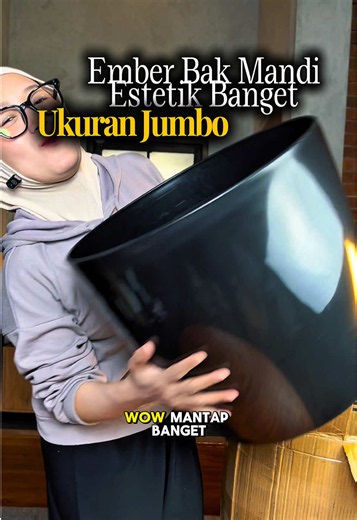 Ember Bak Mandi Estetik dengan Roda dan Gaya Industrial