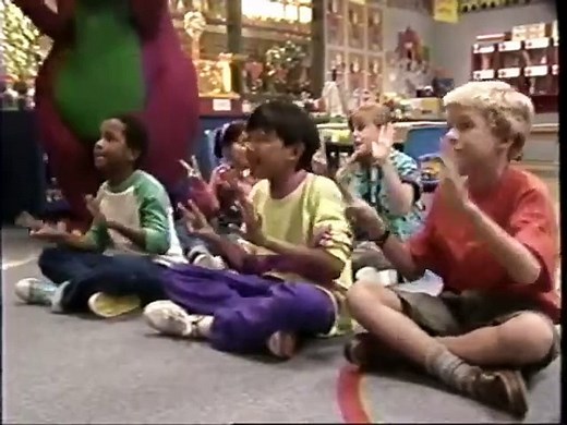 Barney Goes To School (Full 1992 Barney Home Video VHS)