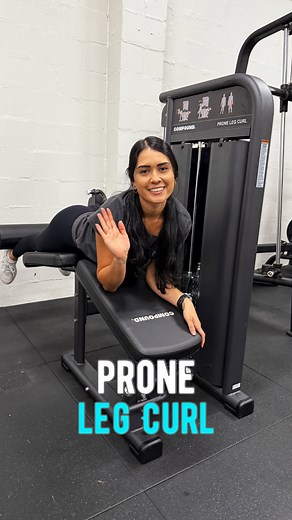 . Thursday Tutorial 👆🏻 . Prone Leg Curl Machine! . Benefits include: . Targets the Hamstrings: Isolates and strengthens the hamstrings for more powerful and defined legs. . Enhances Knee Stability: Strengthens the muscles around the knee joint, reducing the risk of injury. . Improves Athletic Performance: Boosts sprint speed, jumping power, and overall lower-body explosiveness. . Supports Balanced Leg Development: Helps counteract quad dominance for better muscle symmetry and reduced injury ri