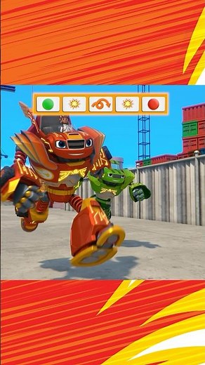 Robot Blaze & Pickle SMASH Wrecking Balls & Do Big Flips! 💥 #shorts