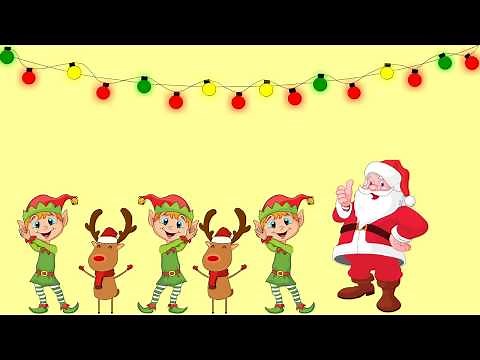 S A N T A is his name -o | Kids Song