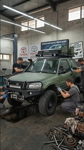 Old Ruined Toyota first Gen Rav4 amazing transformation